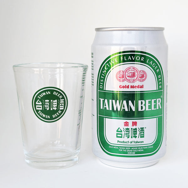 Round Logo Taiwan Beer Glass 143 ml set of 6 Taiwan Beer UK